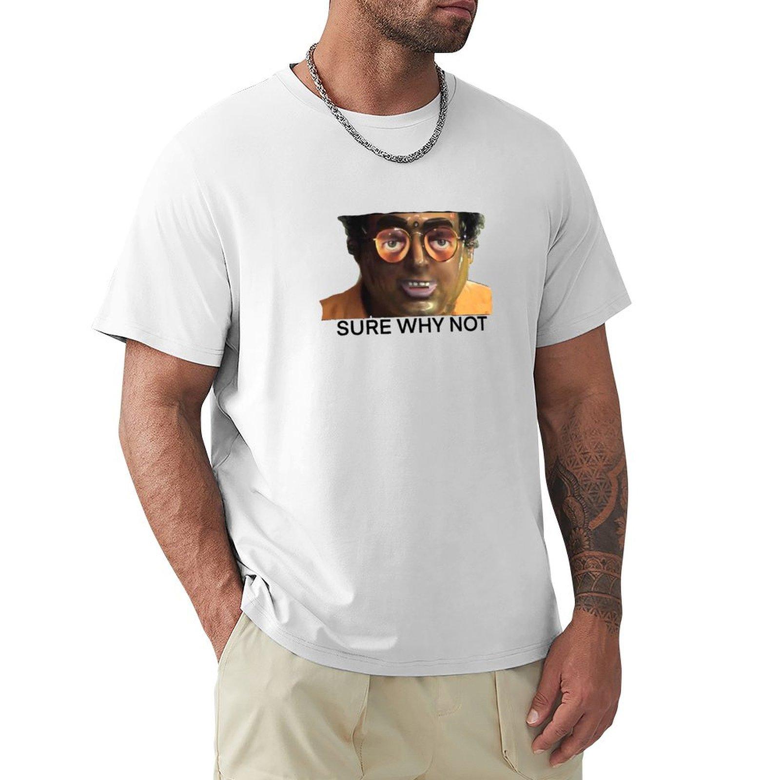 Sure Why Not Tshirt Comfortable Work Wear Tee S