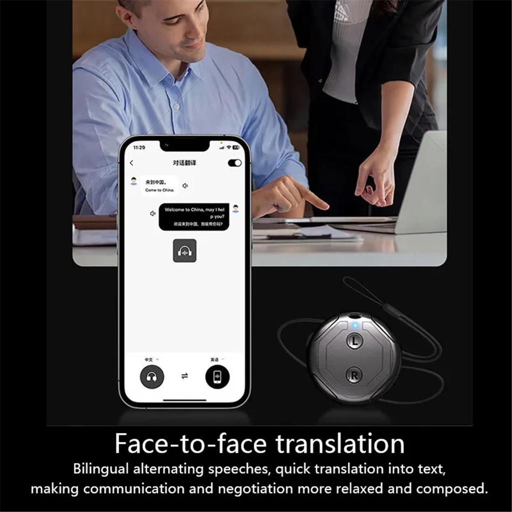 AI Real-time Language Translation Instant Voice Translators Meeting Summary Speech Simultaneous Interpretation Smart Translator