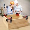 4PCS ABS Adjustable Angle Clip, 90 Degree Angle Clip,Photo Frame Clip Set, Woodworking and Restoration Tools, with T-Connection and Angle Connection