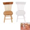 Simulation Mini Wood Chair Furniture Model Toys For Doll House Decoration 1/12