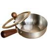 Yicang Stainless Steel Milk Pot with Wooden Handle