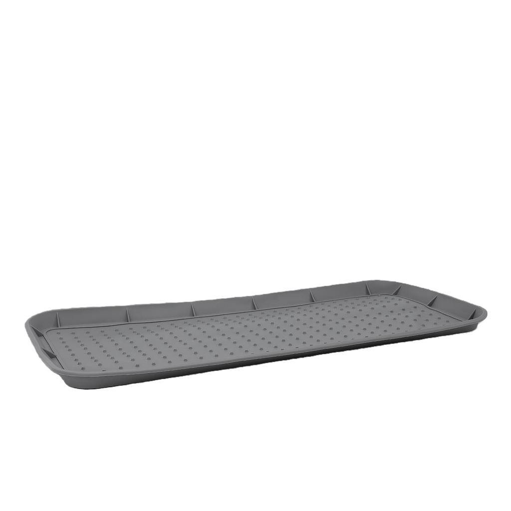 Silicone Shoe Tray with Lip Non Slip Heavy Duty Boot Mat   for Front Door Entryway Indoor Outdoor Use