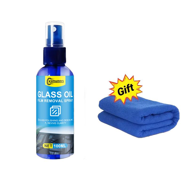 Car Glass Polish - Multi-Functional Polishing Spray - Suitable for polishing car glass/body, bathroom glass, helmets, and glasse