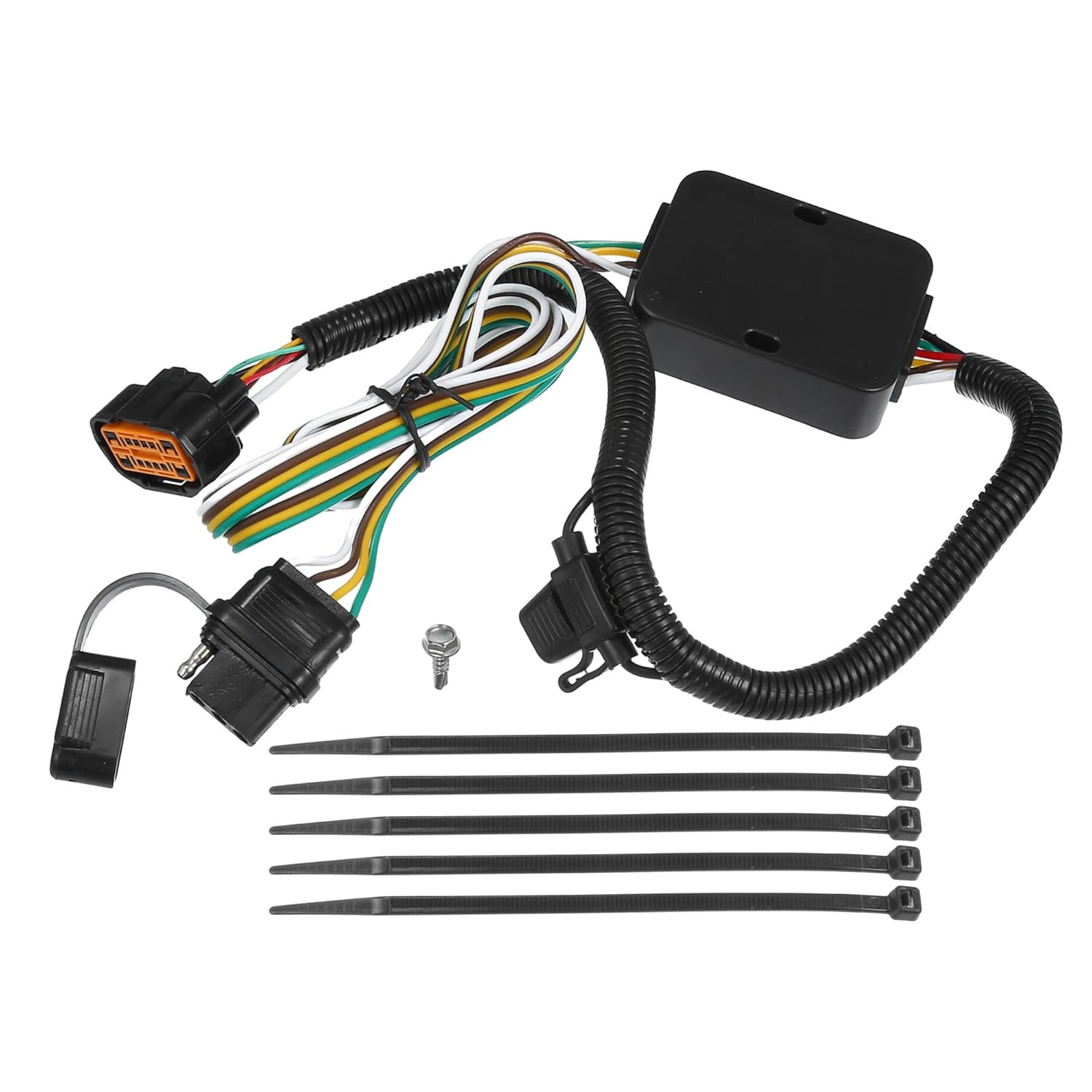 

Комплект проводки для фаркопа, совместимый с Hyundai Palisade 2020-2022, Прочный Пластик Металл Черный