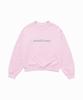 ACME DE LA VIE Woman Round Font Lettering Crop Sweatshirt (3 Color)
