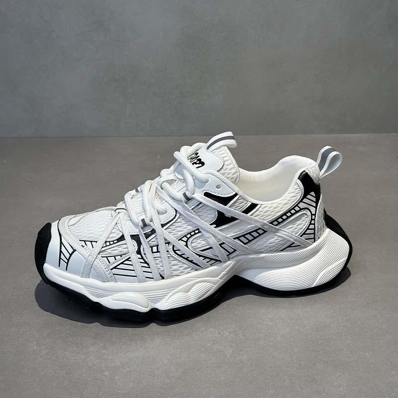Platform dad shoes new comfortable breathable mesh soft sole casual