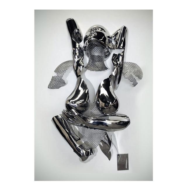 Severská kovová postava pár Socha Nástěnný milenec sochařství Tisk plakátů Nástěnný obraz Obraz na plátně Obývací pokoj Domácí dekorace