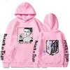 Attack on Titan Eren Jaeger Hoodie Men Women Sweatshirt Print Unisex Hip Hop Style Autumn Winter Fashion Tops Clothes