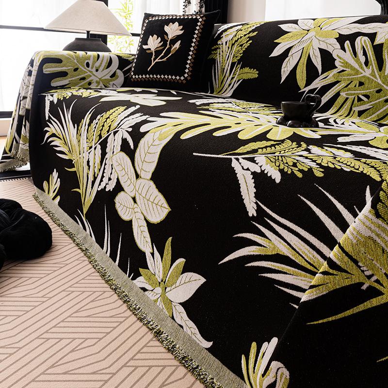 French Sofa Cover Cloth for All Seasons, Light Luxury and High-end Sofa Blanket, One-piece Sofa Cushion, Chenille Sofa Towel