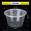 Deshangyuan 1000ml Round Disposable Food Containers with Lids