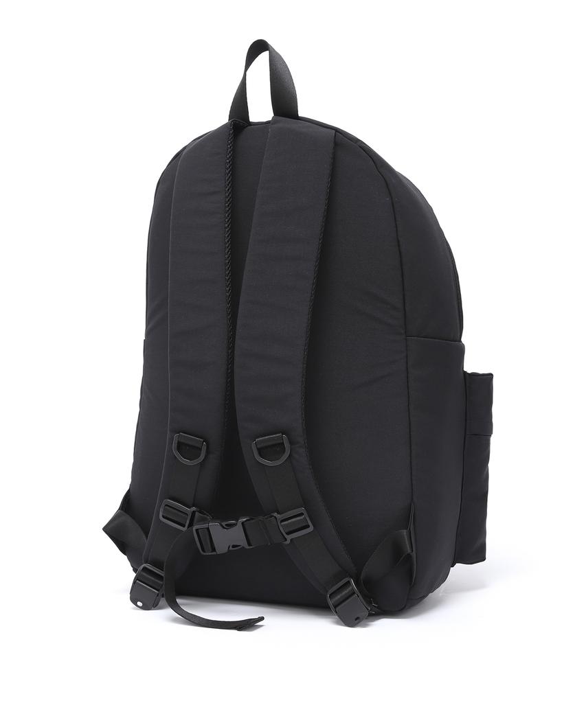Art Mushr Circle Two Poket Backpack (Black)