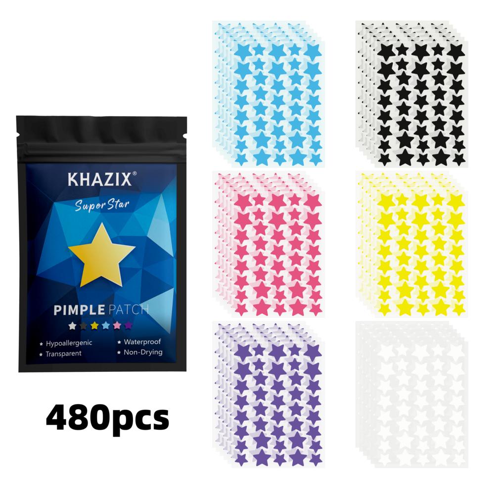 Colorful Star Acne Patches Cute Pimple Cover 280/480/1400pcs Acne Removal Skin Care Stickers Concealer Facial Skin Care Patches