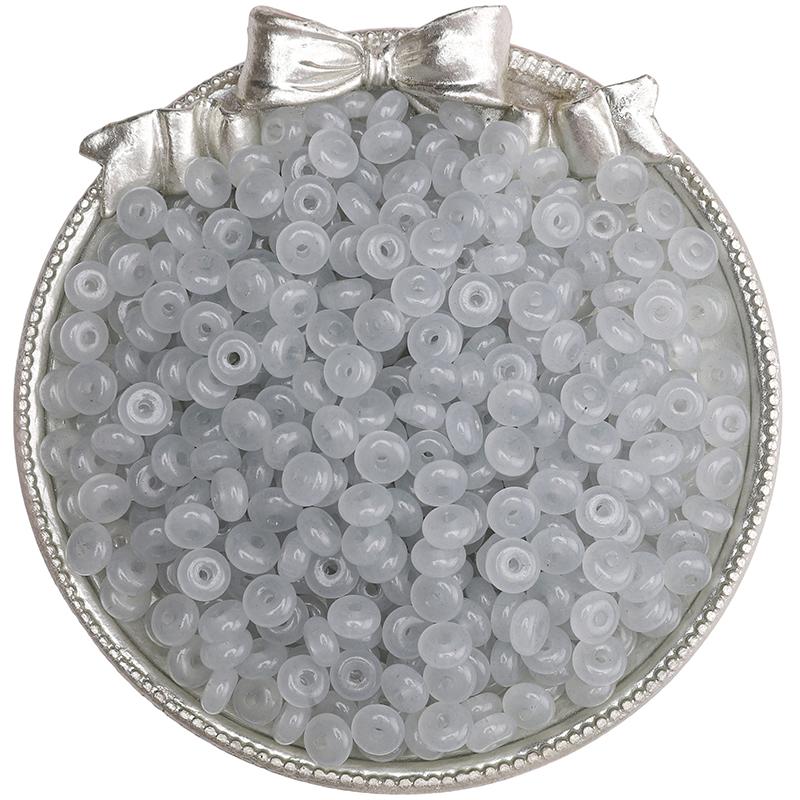 50Pcs Crystal Czech Glass Beads Abacus Seed Beads for Earring Bracelet DIY Jewelry Craft Accessoreis Making