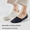 Men's Non-Slip No-Show Boat Socks, Pure Cotton, Seamless Ice Silk, Low-Cut Invisible Design.