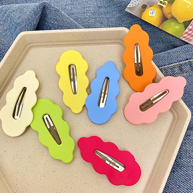 10PCS Fashion Women Hair Accessories Candy Color Hairpin Cloud Fairy Hair Clip Spring Summer Style Barrette Girls Headdress
