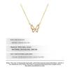 Banyan Tree S925 Silver with 14K Gold Butterfly Necklace - Cold Style, Elegant Temperament, Aesthetic Clavicle Chain - New Trend