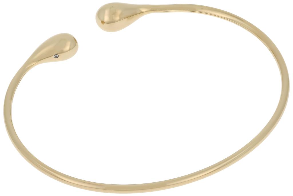 LIQUID METAL Gold Tone Stainless Steel Flex Cuff SKJ1770710 [Skagen] Женский браслет,