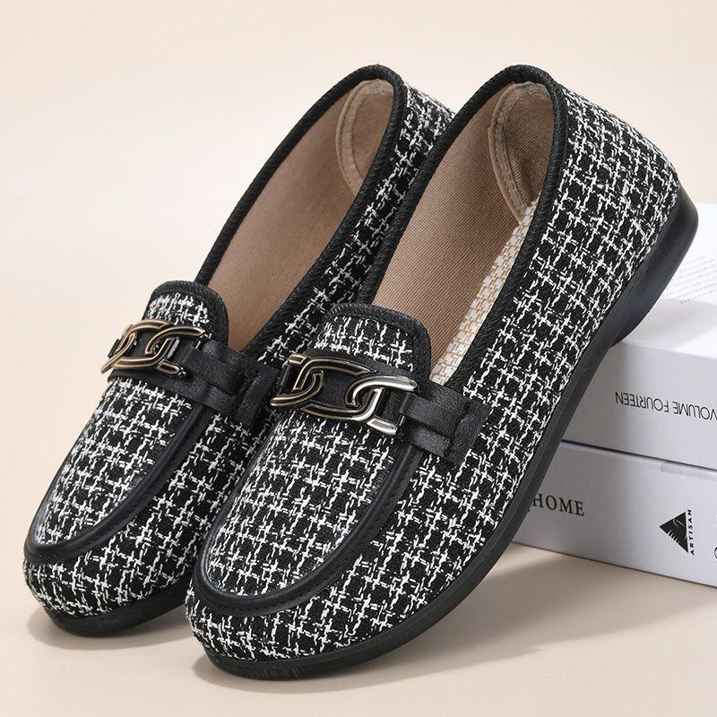 

Весенняя и осенняя женская обувь, повседневная дышащая обувь для мам на мягкой подошве, обувь на плоской подошве для людей среднего и пожилого возраста 41