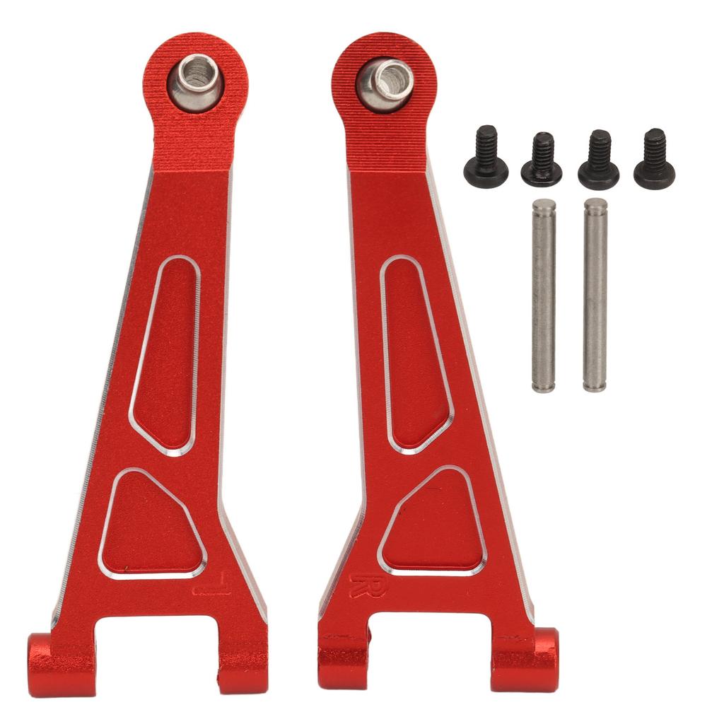 1 Pair RC Car Upper Suspension Arm Aluminum Alloy RC Car Front Upper Arm for MJX 114 14210 Red