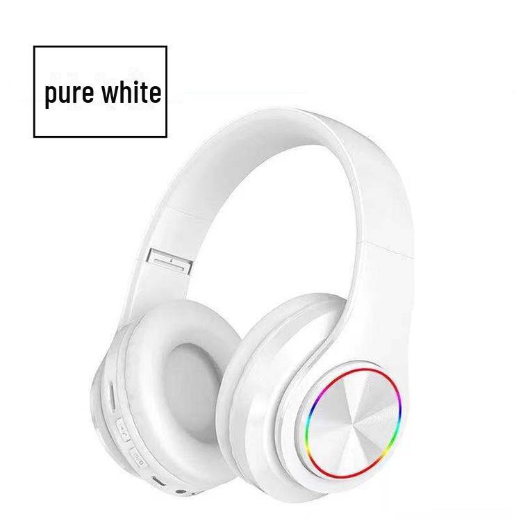 B39 Luminous Bluetooth Headset: Head-Mounted, Wireless, Foldable, Colorful Breathing Light, Heavy Bass Audio