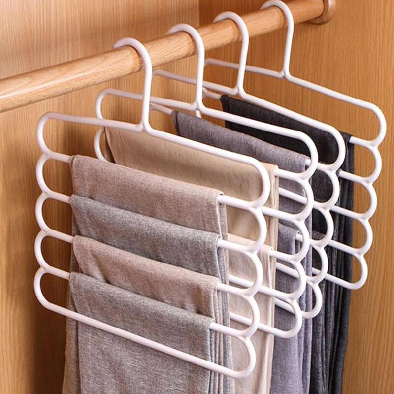 1 Multifunctional Pants Hanger, Room Decoration, Home Bedroom Decoration, Dress, Pants, Shoes, Jeans, Boots, Skirt, Bedroom, Home Storage