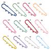 10Pcs Heavy Duty Safety Pins 2 Inch with 3 Holes Metal Kilt Pins Fasteners for DIY Brooch Making Blanket Knitted Fabric