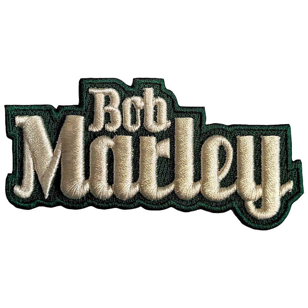 Bob Marley Woven Text Logo Iron On Patch