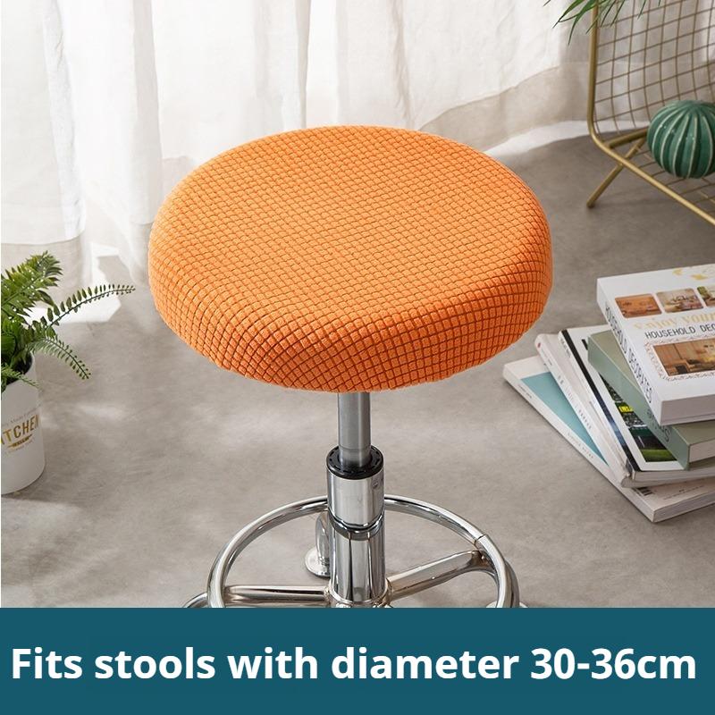 Round Stool Bar Stool Cover Beauty Salon Lift Chair Round Stool Cover Round Cover Chair Table Cushion Round Protective Cover
