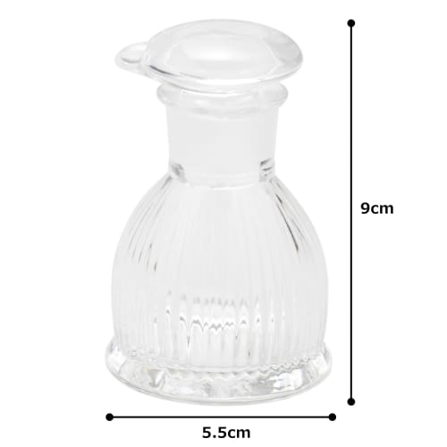 Mizusaki Glass Soy Sauce Dispenser, Approx. 9cm, Ryo 772, Made In Japan, MKG-010772