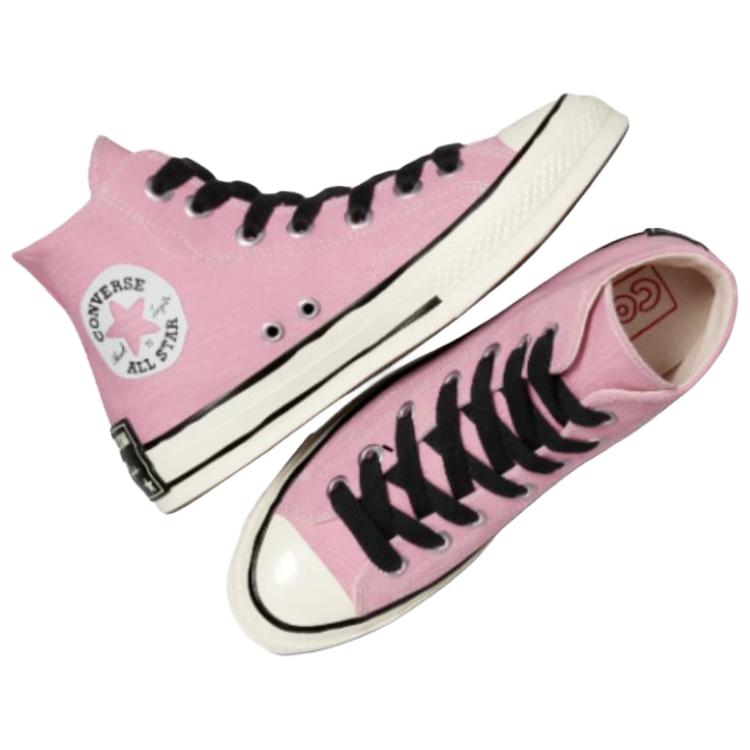 Converse Chuck 70 Comfortable Fashion High-Top Canvas Shoes Unisex Sneakers Pink A09504C