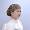 Comfortable Ethnic Beaded Hat Soft Head Wrap Cap Fashion Ethnic Headscarf Hat  Cultural Wear
