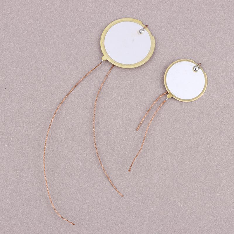 5Pcs 13Mm 21.5Mm 27Mm Piezoelectric Ceramic Wafer Plate Piezo Ceramic Buzzers Double-Sided Brass Ultrasonic Buzzer For Speaker