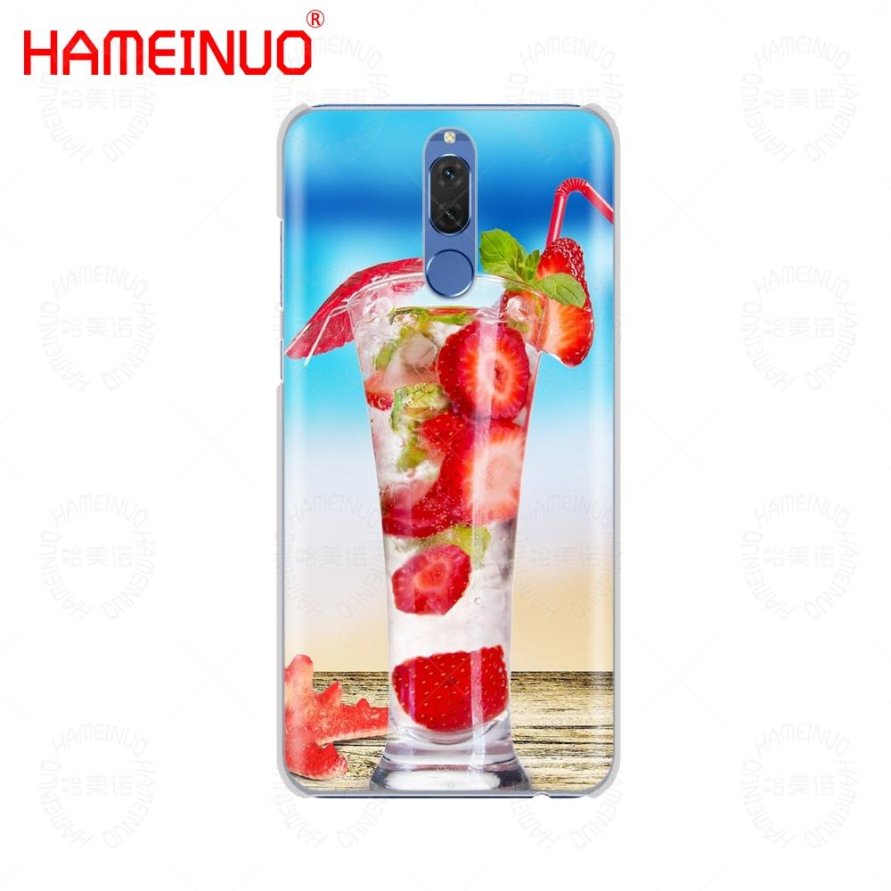 HAMEINUO Beer Summer Cocktai Food Cover phone Case for Huawei NOVA 2 2S 3e PLUS LITE p smart 2018 enjoy 7s mate 7 8 9 10 pro
