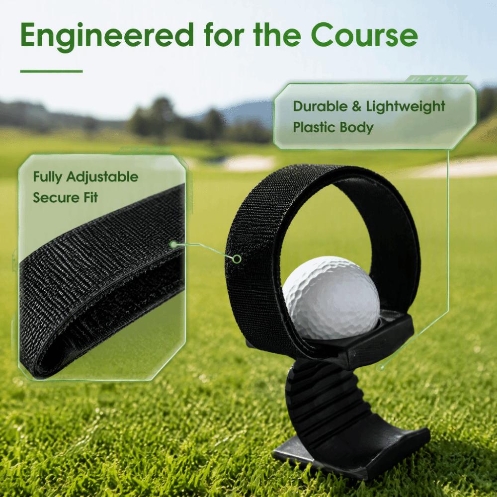 Plastic Main Body Wearable Golf Ball Holder Ankle Worn Golf Ball Mount  For Golf Player Interaction