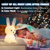 Veilleuse Lapin SOLIDEE Tactile 7 Couleurs USB Rechargeable