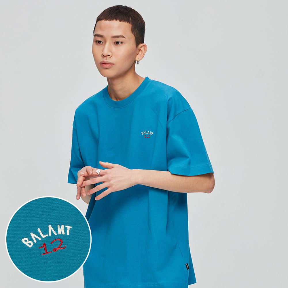 Valant Signature Logo Basic T-Shirt - Sky Blue Blue/(L) Large