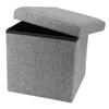 Foldable Storage Ottoman Multifunctional Storage Bench Footstool Seat with CoverBig