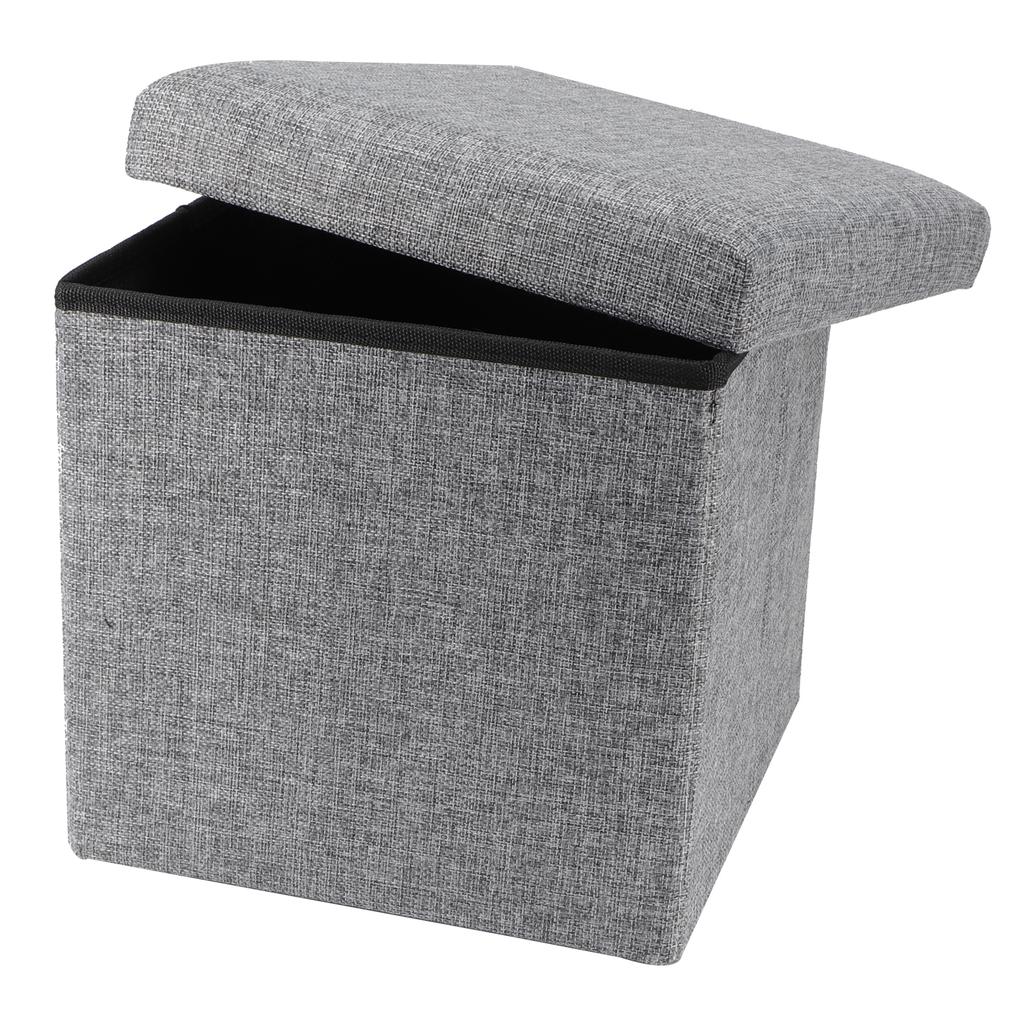 Foldable Storage Ottoman Multifunctional Storage Bench Footstool Seat with CoverBig