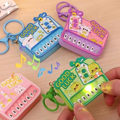 Klavier-Schlüsselbund, kreatives Musikinstrument, Spielzeug, spielbar, Mini, elektronische Tastatur, Schlüsselanhänger, Anhänger, Kinder, Geburtstag, Weihnachtsgeschenke