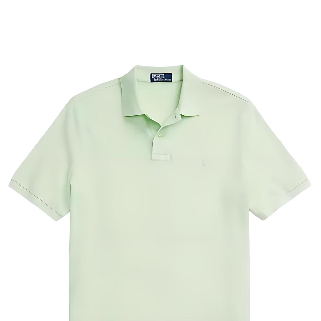 Polo Ralph Lauren Solid Fit Short Sleeve Polo Shirt Men Tops Green 710910898-003