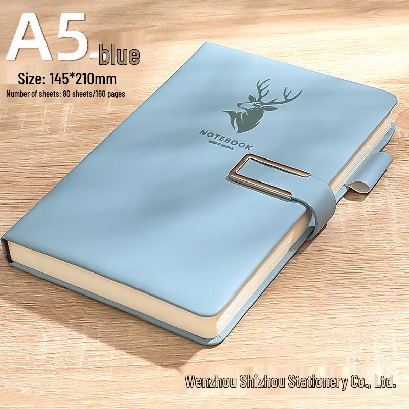 Personalized A5 Business Notebook with Logo - Thick Notebook for Office, Meetings, and Diary Use