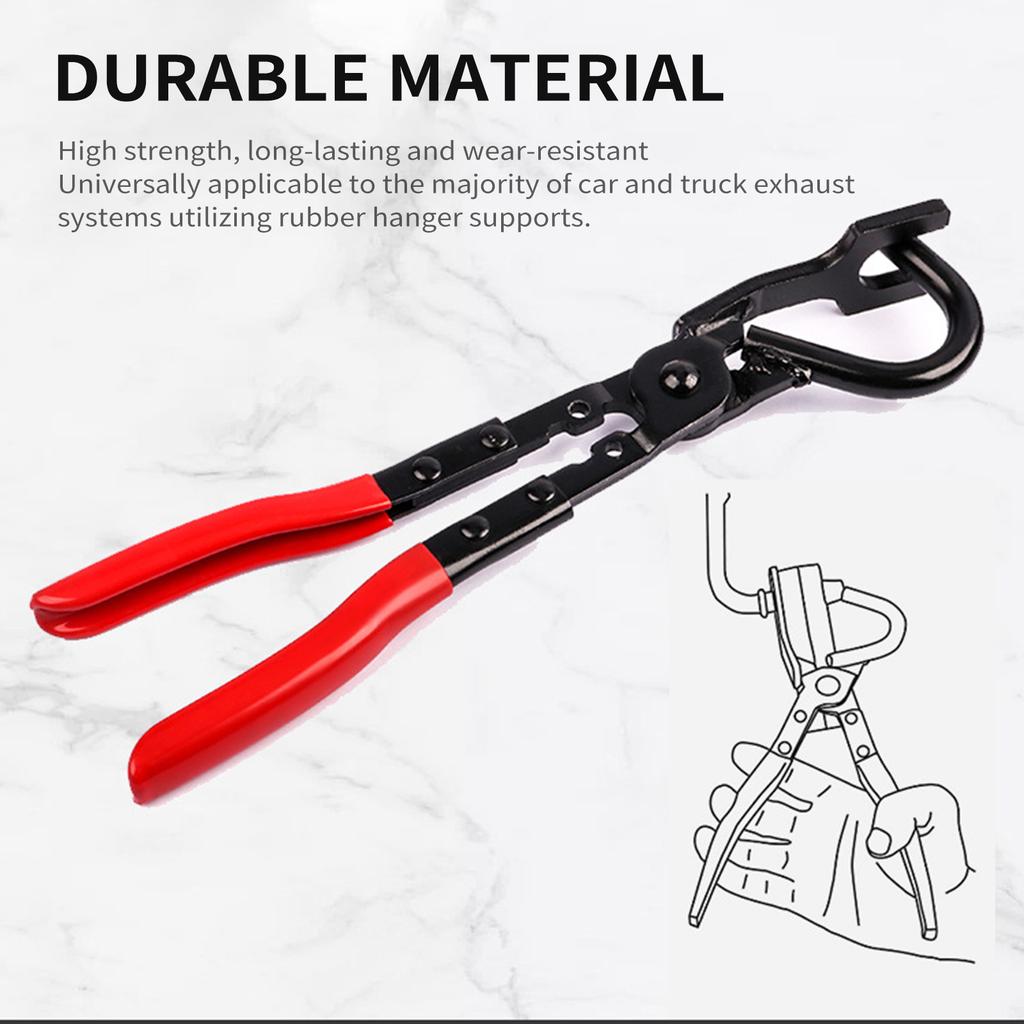 Drain Hook Removal Pliers Drain Hook Removal Tool Heavy Alloy Material Design for Tight Spaces with PVC Coated Handle for