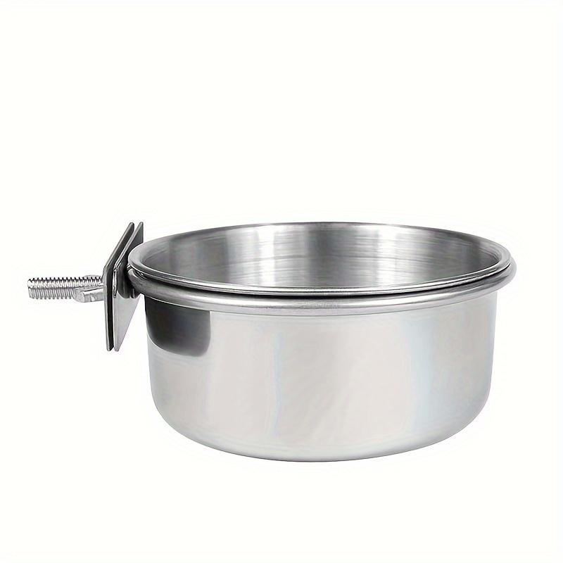 2Pcs Bird Feeder Bowls With Clips Sturdy Parrot Cage Food Water Bowl Pet Bird Feeding Dish Bird Feeder Accessories For Parakeet