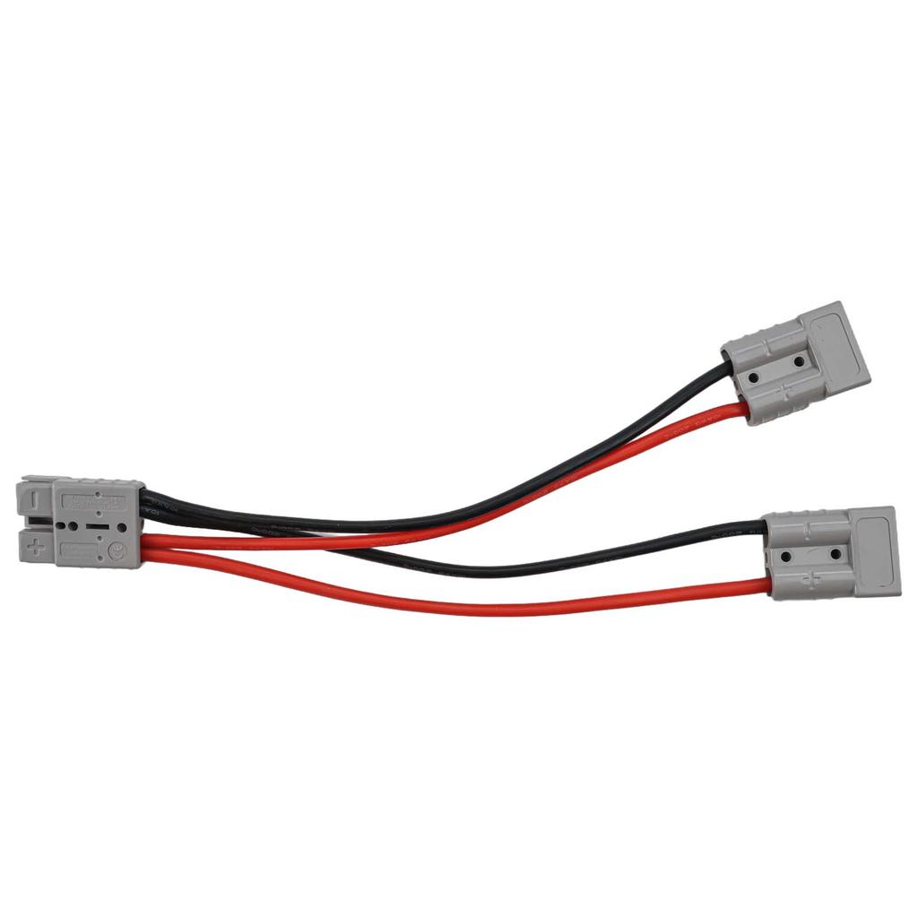 Useful Brand New Replacement Y Adapter Car 50A Accessory Cable Gender-Free Polarity Protected Battery Connector