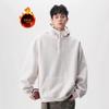 Unisex Heavyweight Half-Zip Hoodie: Trendy High-Street Design for Autumn/Winter