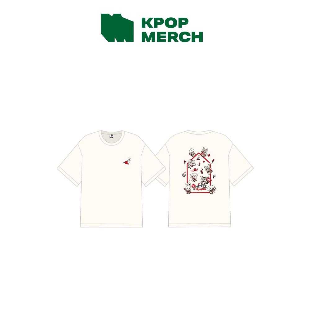 ATEEZ - [ANITEEZ IN THE CALLING] CREAM (T-shirts) L