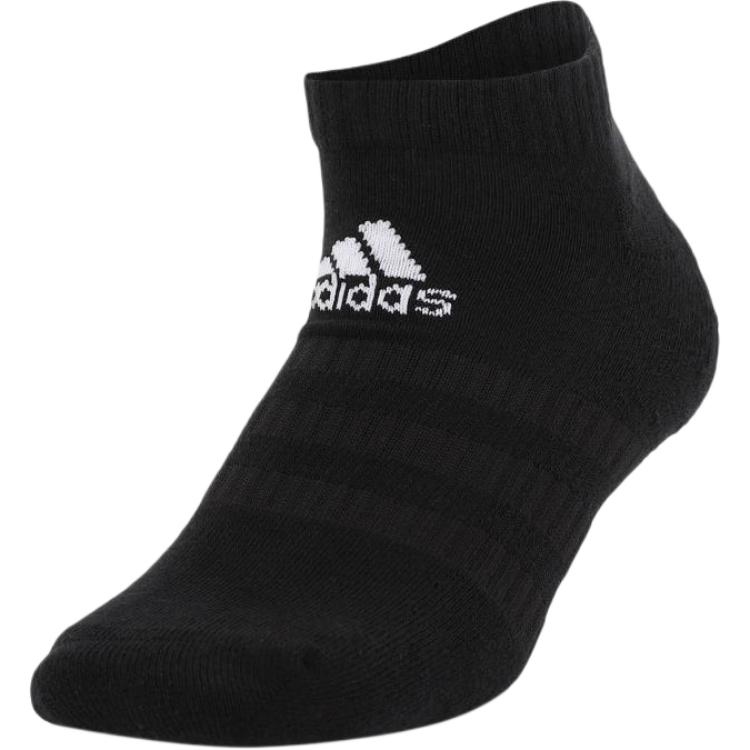 adidas Ankle Socks Unisex 3 Pack Black DZ9385
