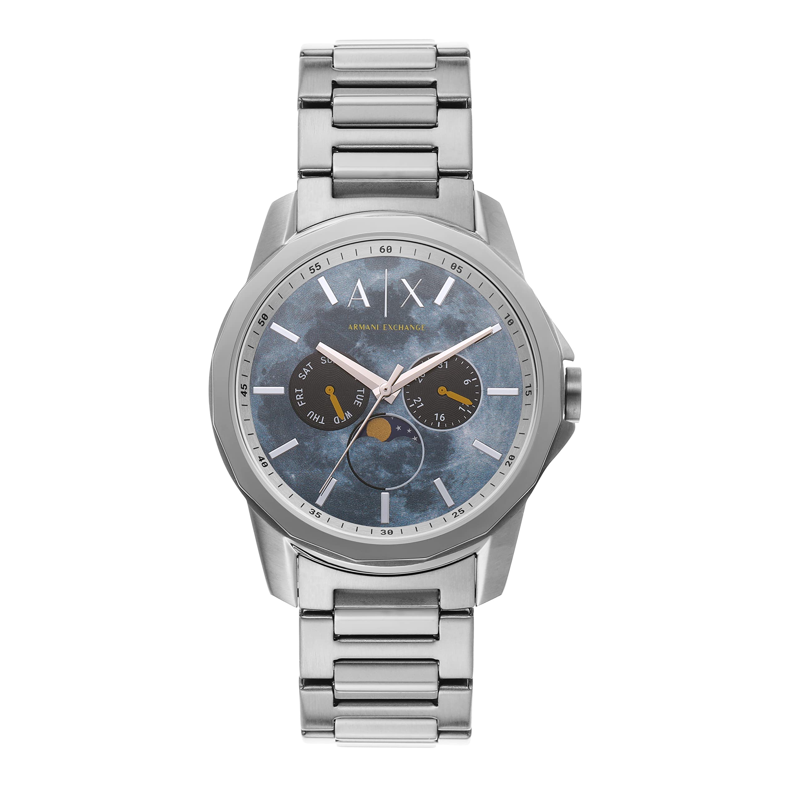 

[AX Armani Exchange] Часы AX1736 мужские серебряные обычные импортные изделия
