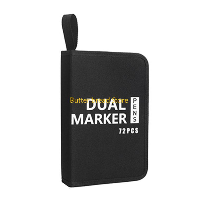 W89C 60/72/100/120 Fächer Buntstift-Etui Hohe Kapazität Stifteetui Große Kapazität Zeichenstift-Etui Organizer-Tasche für Marker