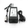 24V 29.4V 2A / 36V 42V 2A / 48V 54.6V 2A For Littium Battery Li Ion Li-ion Charger  DC Plug XLRM 3P 18MM